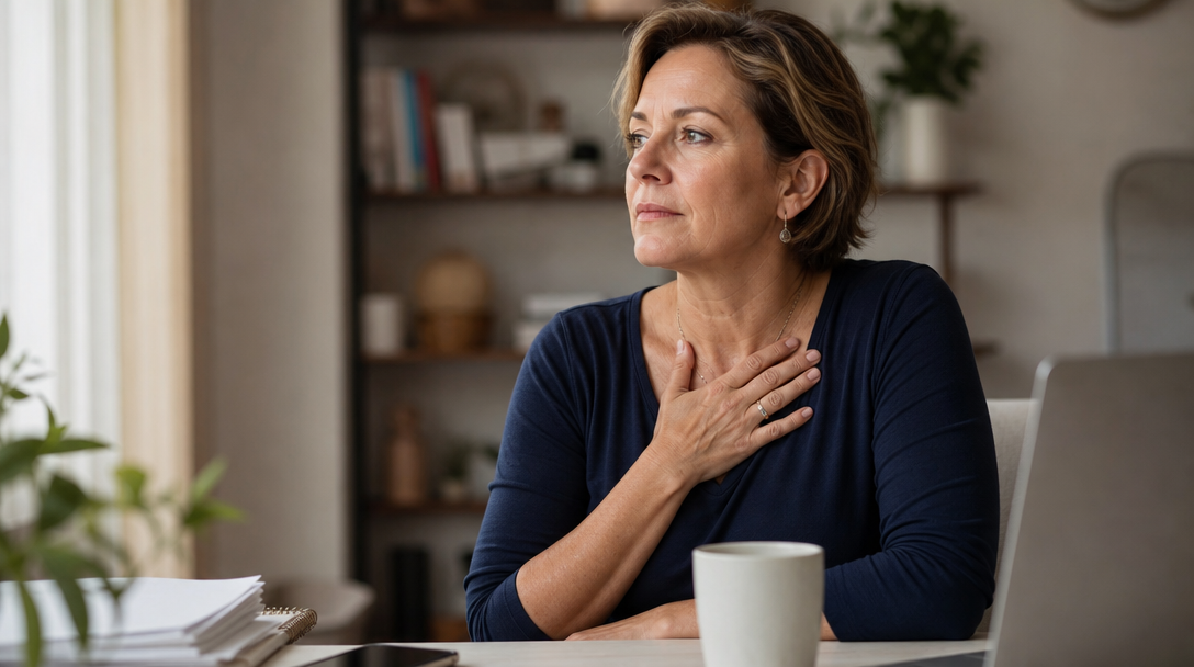 perimenopause air hunger anxiety — Glomend