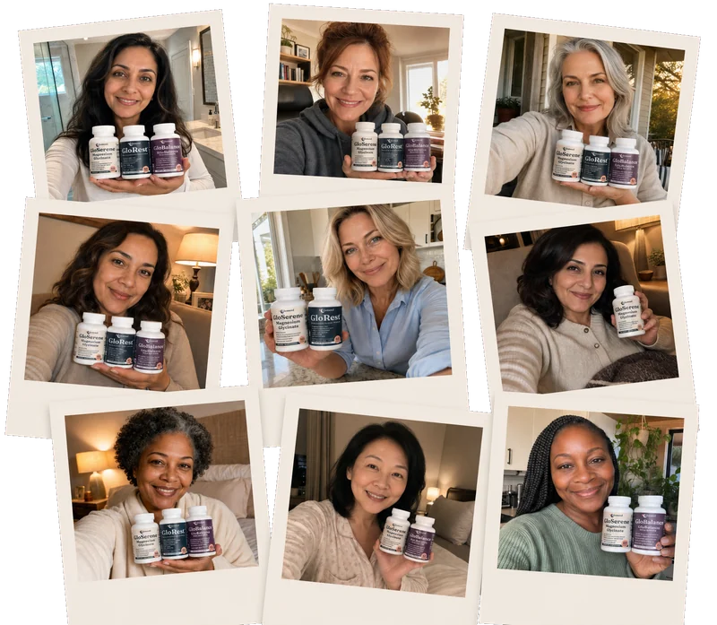 Women across the country with their Glomend products