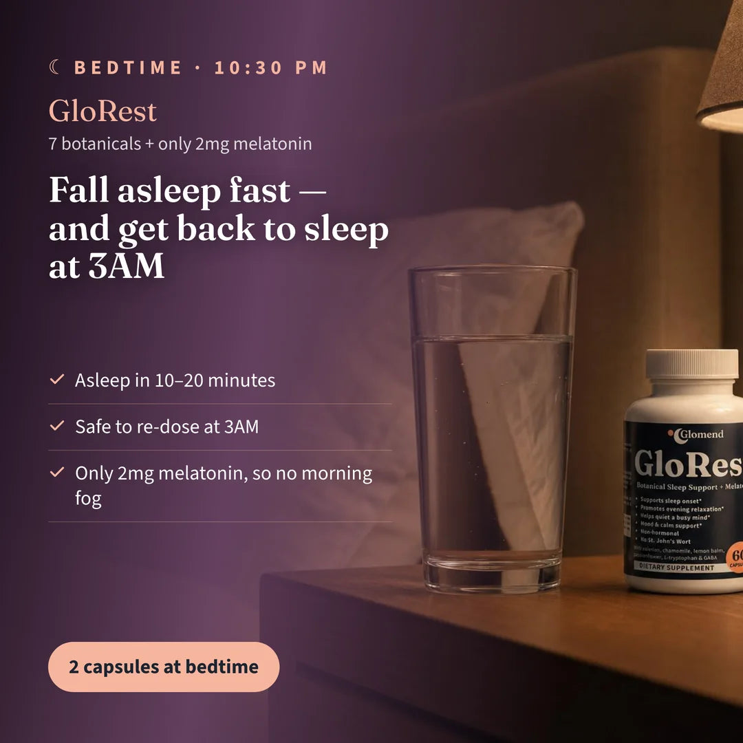 Night: GloRest supports sleep through the 3AM surge