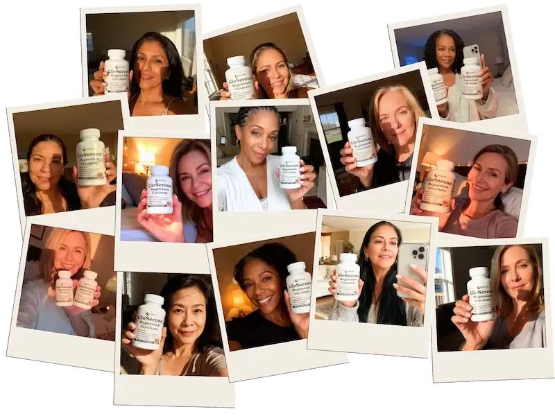 Real women with their Glomend products