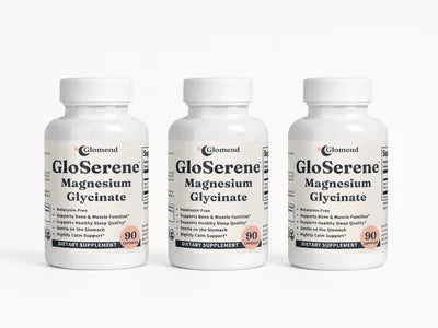Three GloSerene bottles